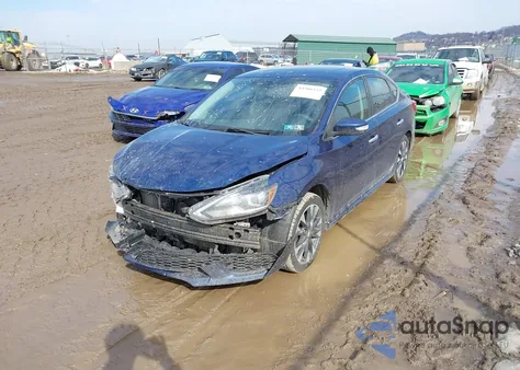 2017 Nissan Sentra Sr Turbo z USA, uszkodzony, nr VIN 3N1CB7AP6HY305454